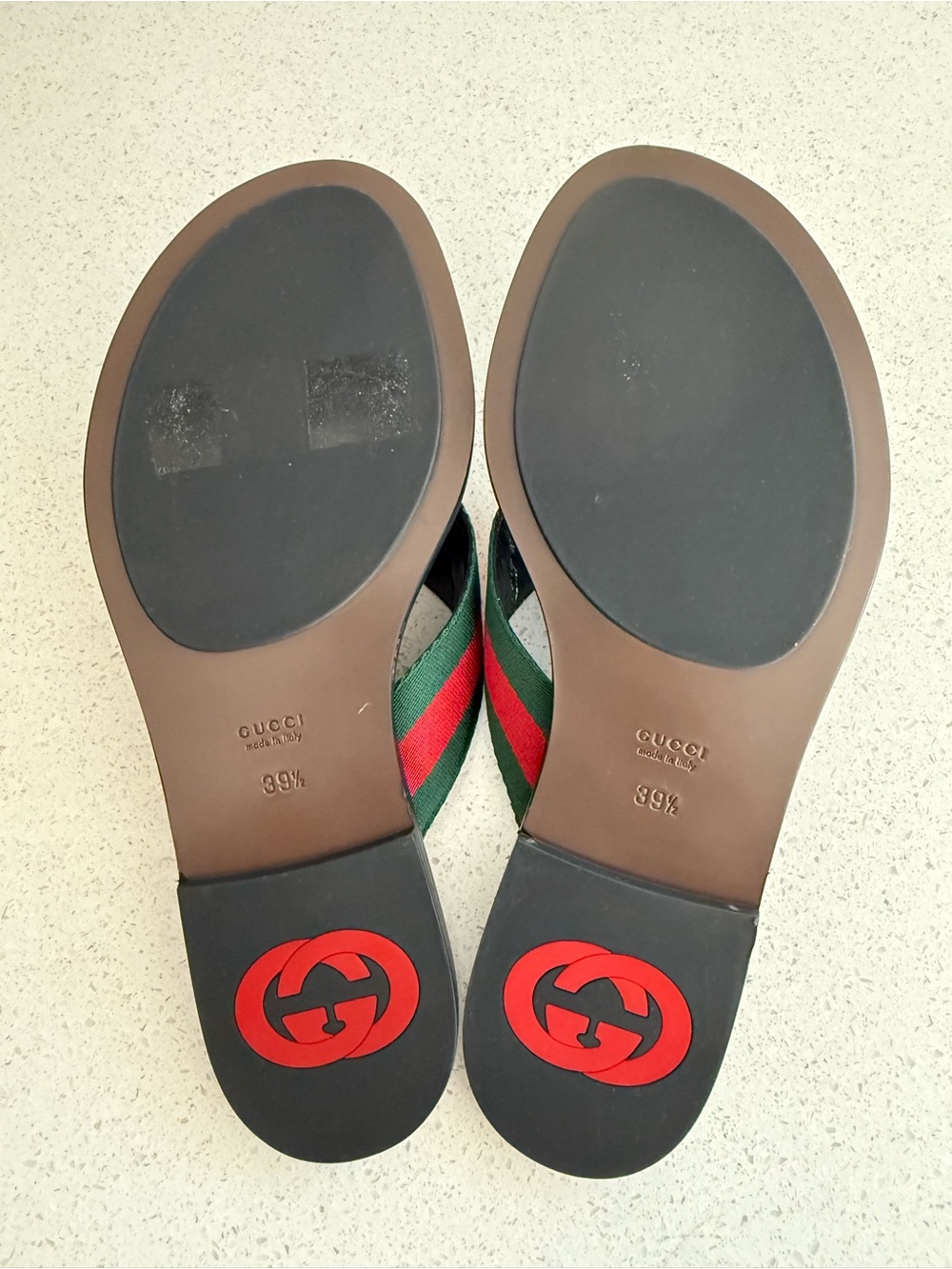 Gucci Kika GG Web Flip Flop EU 39.5 US 9.5 - Picture 7 of 7